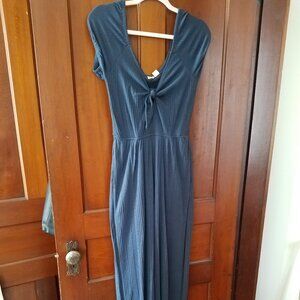 Roxy Navy Blue Pant Jumpsuit Size Large